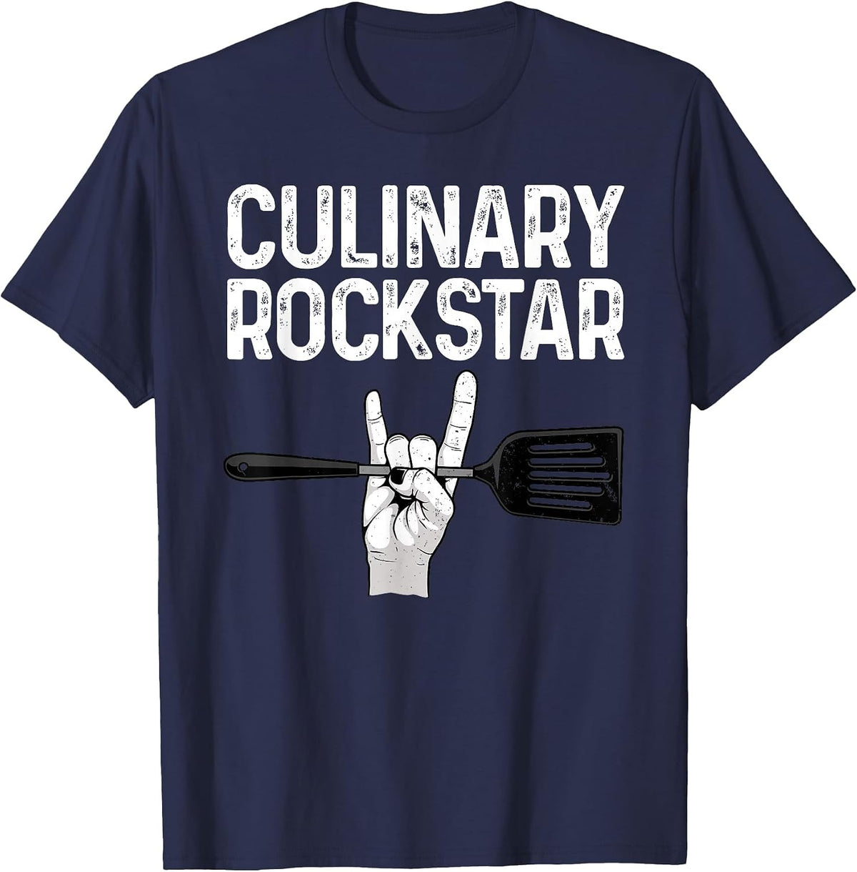 Funny Chef Novelty for Men Women Kitchen Cook Culinary Chef T-Shirt - Navy Blue