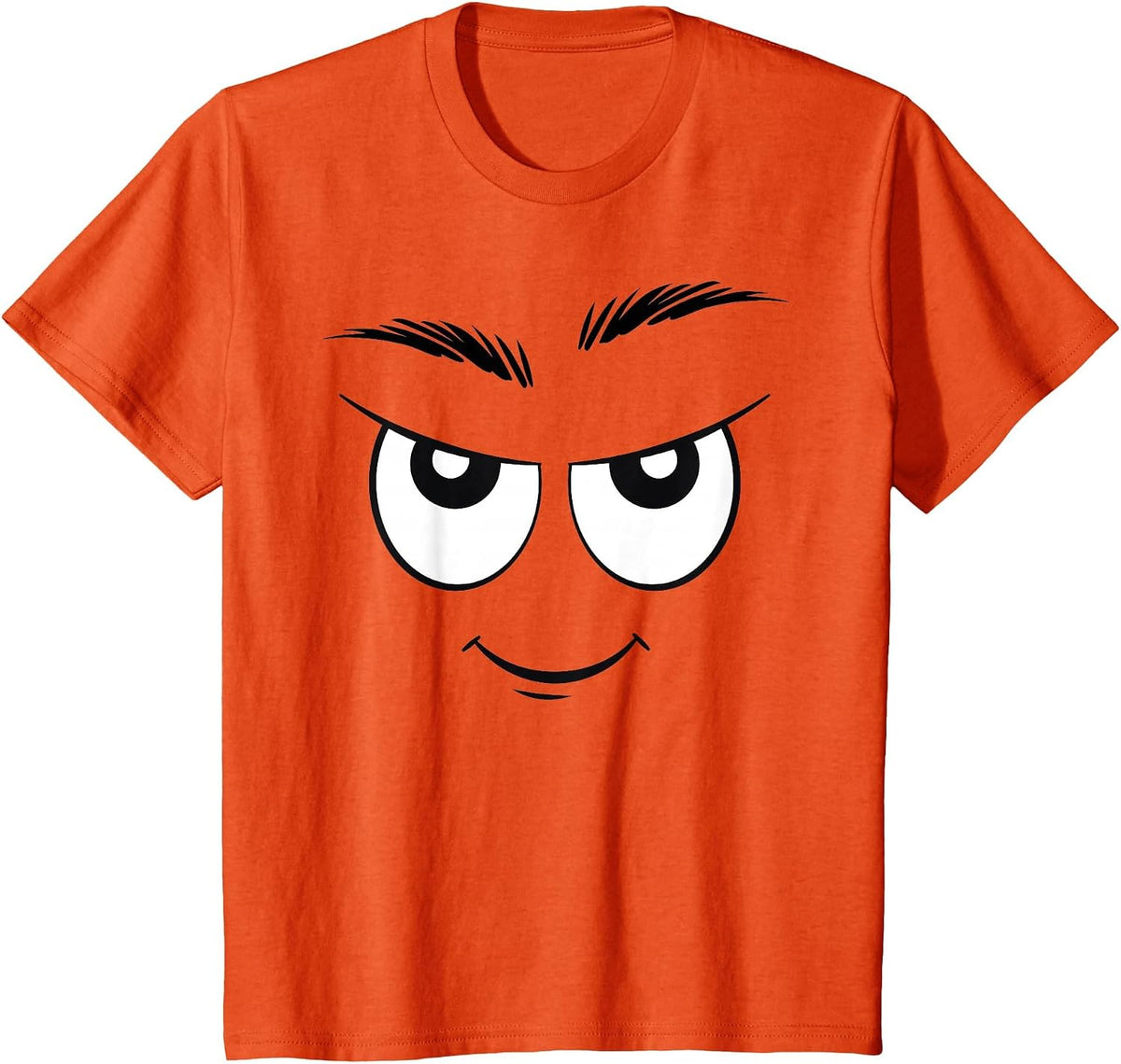Creepy Funny Carrots Face Halloween Costume Kids and Adults T-Shirt - Orange