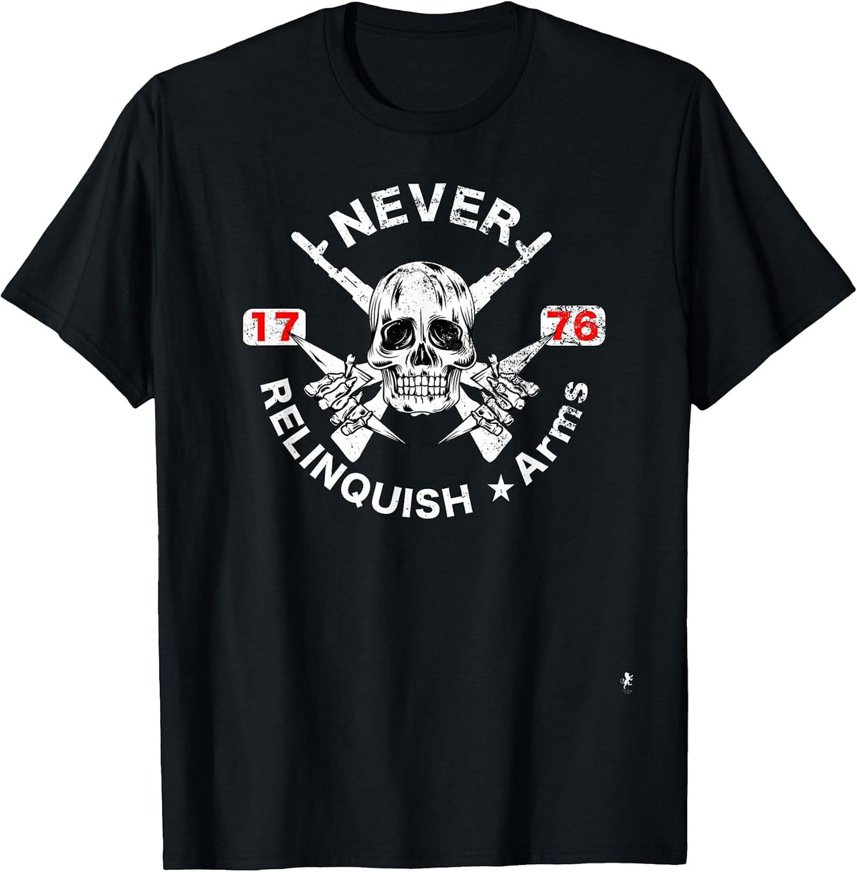 NRA - Never RELINQUISH ARMS T-Shirt - Black