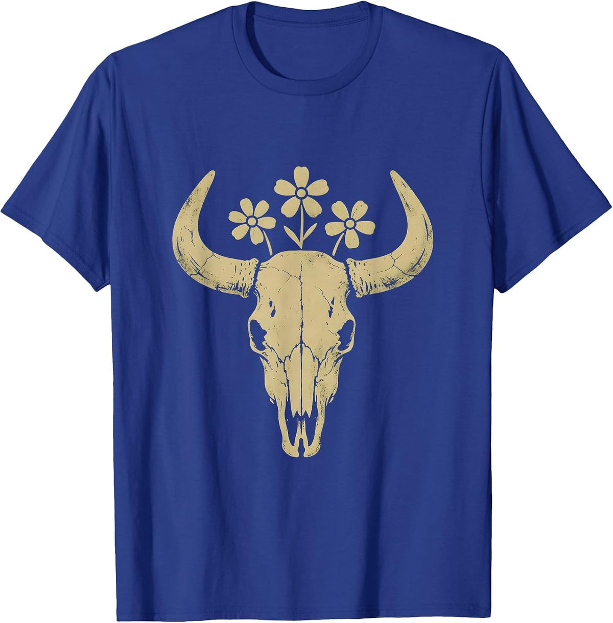 Men's Old Barn Stormy Sky Dramatic Rural Landscape T-Shirt - Royal Blue