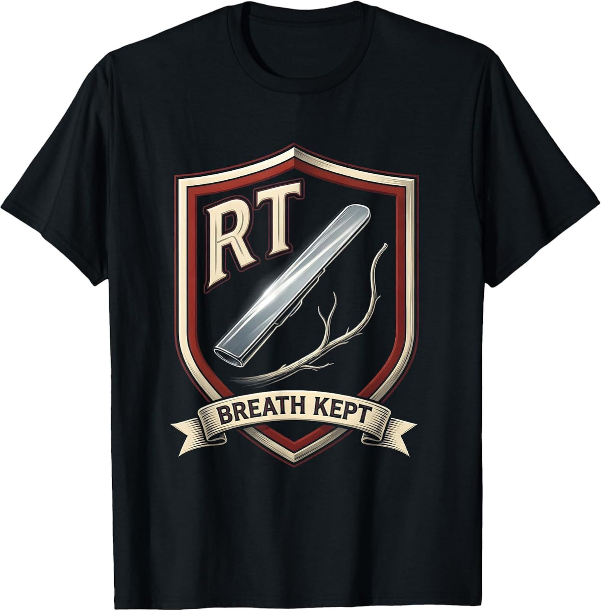 Men's RT Breath Kept Respiratory Therapist Care Week Pride T-Shirt - Black