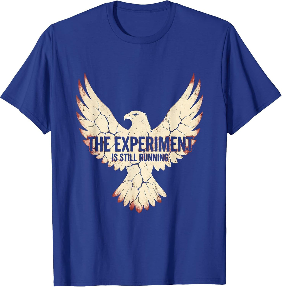 The Experiment Is Still Running Science Teacher T-Shirt - Royal Blue