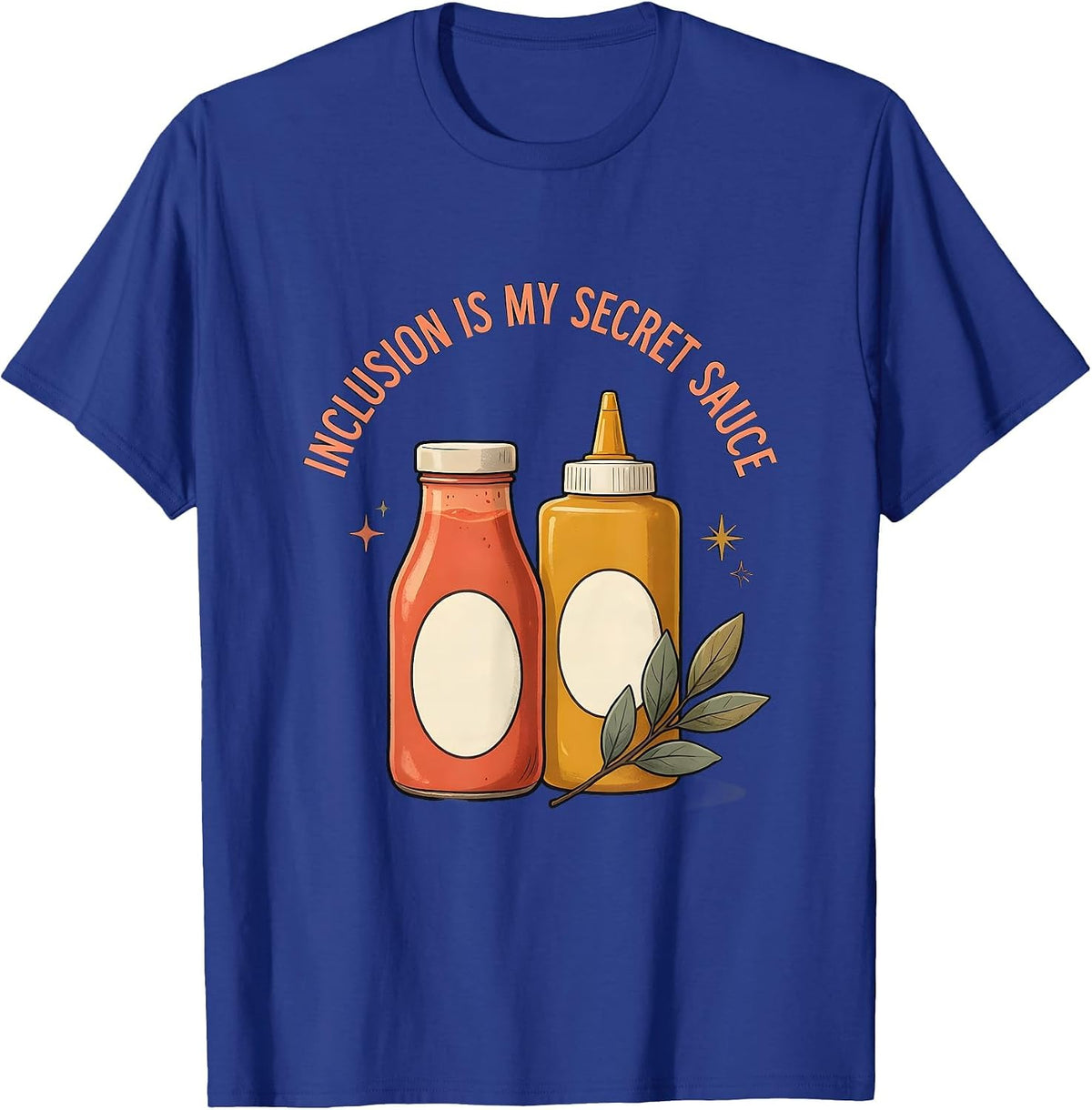 Inclusion Is My Secret Sauce Whimsical Special Education T-Shirt - Royal Blue