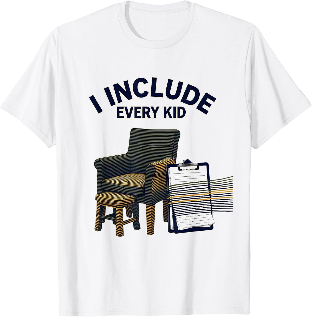 Men's I Include Every Kid Special Education Teacher Autism T-Shirt - White