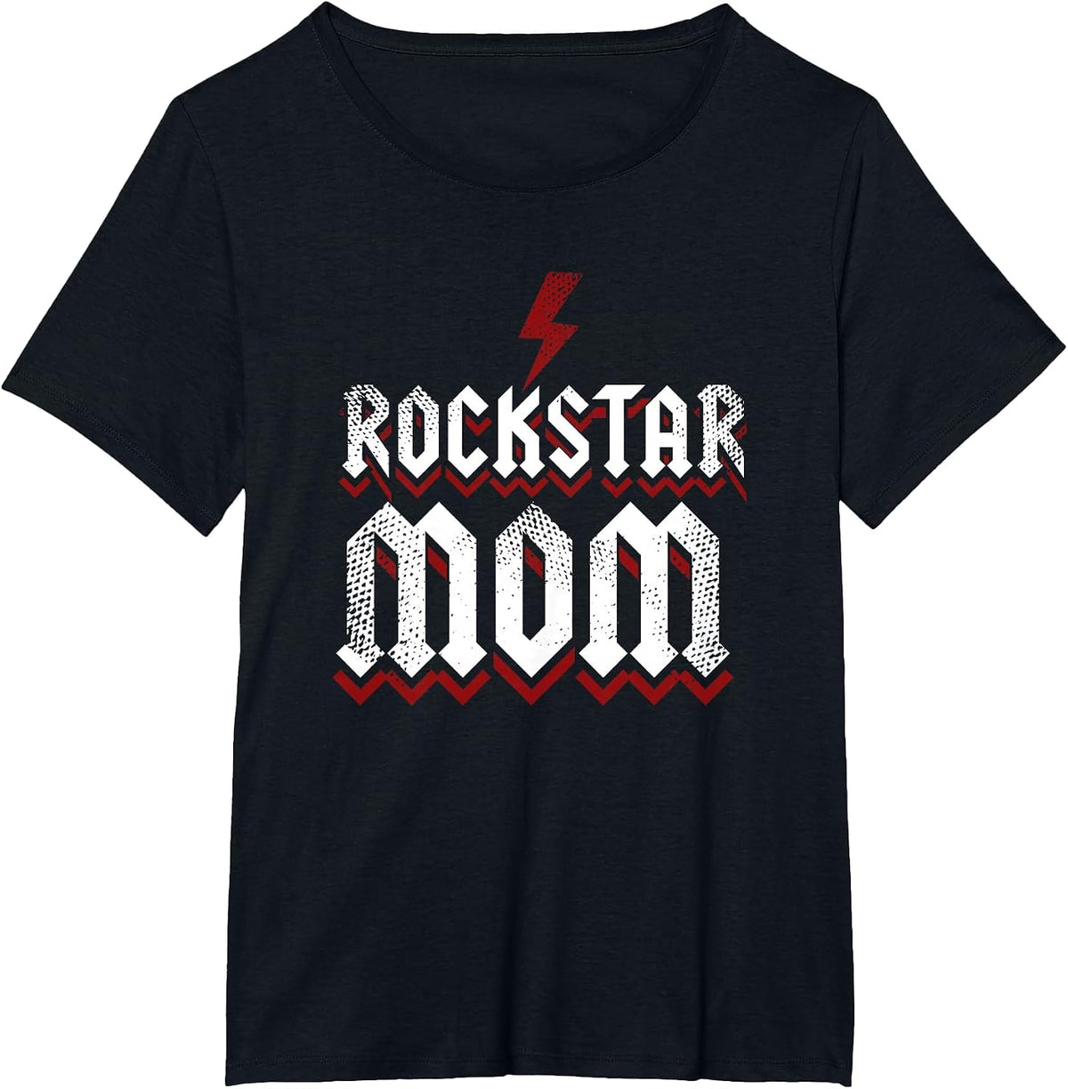 Rockstar Mom Funny Hard Rock Music Mommy T-Shirt - Black