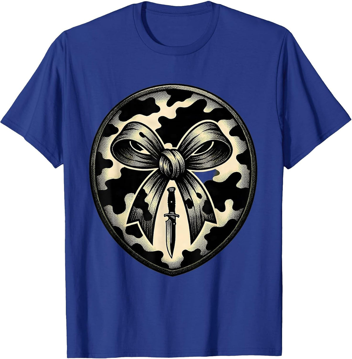 Camo Bow Hunting Bow Hunting Ol Lady Camo Coquette T-Shirt - Royal Blue