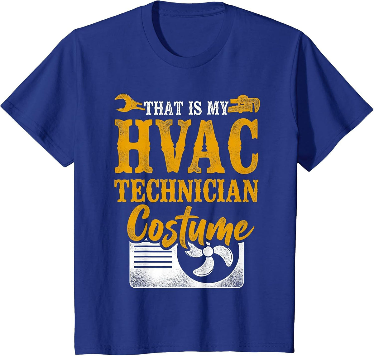 HVAC Technician Tech Halloween Vintage that is My HVAC T-Shirt - Royal Blue