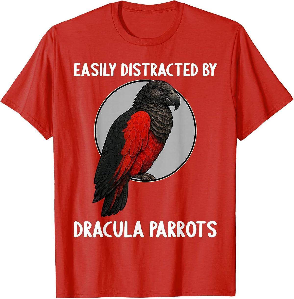 Pesquet´s Parrot Dracula Parrot T-Shirt - Red