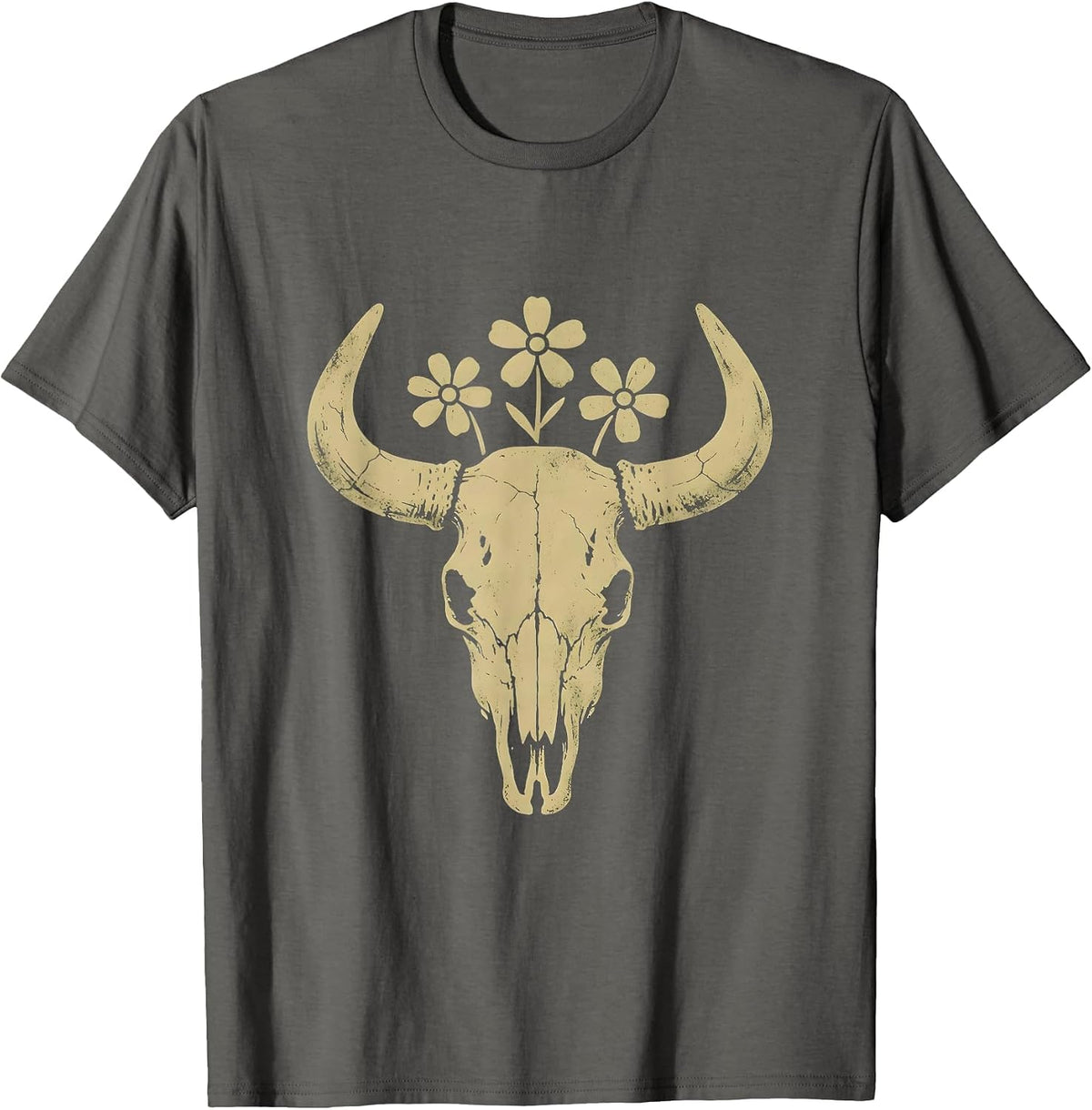 Men's Old Barn Stormy Sky Dramatic Rural Landscape T-Shirt - Asphalt Grey