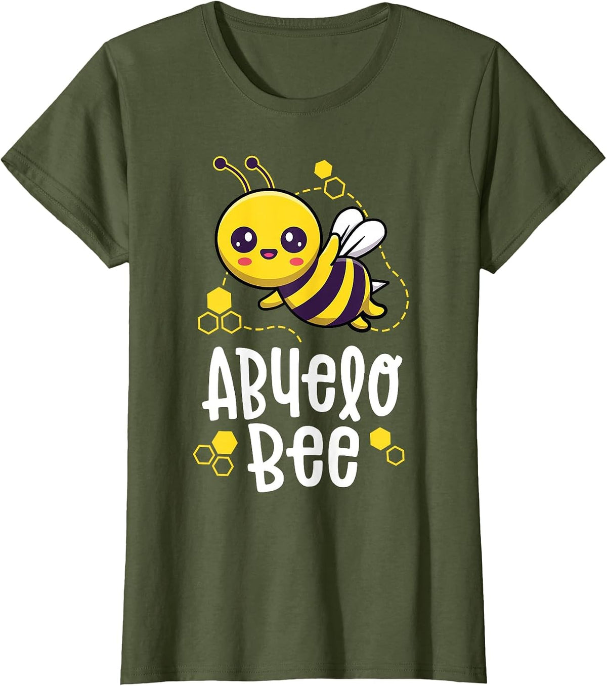 Family Bee Shirts Abuelo Latino Spanish Birthday Outfit T-Shirt - Olive Green