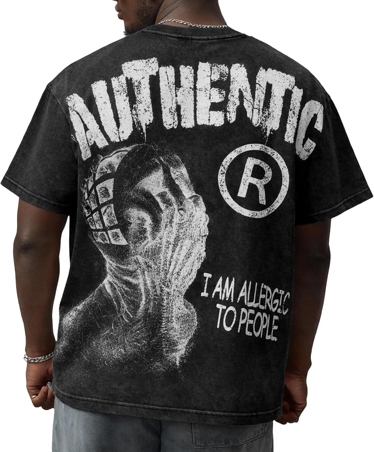 Christian T-Shirts for Men, Y2K Graphic Tees Shirt Unisex - A Graphic Black
