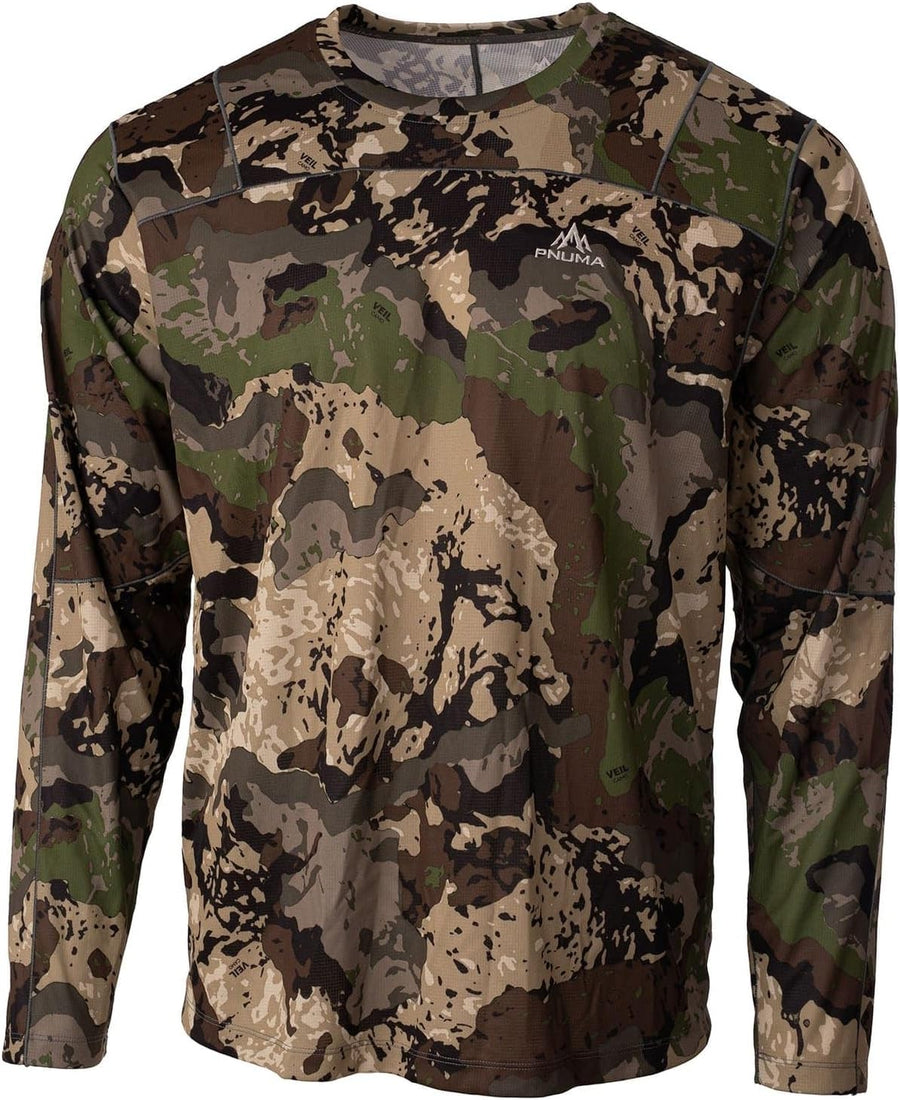 Pnuma Outdoor Renegade Long Sleeve Shirt, Caza Veil Camo - As Pictured