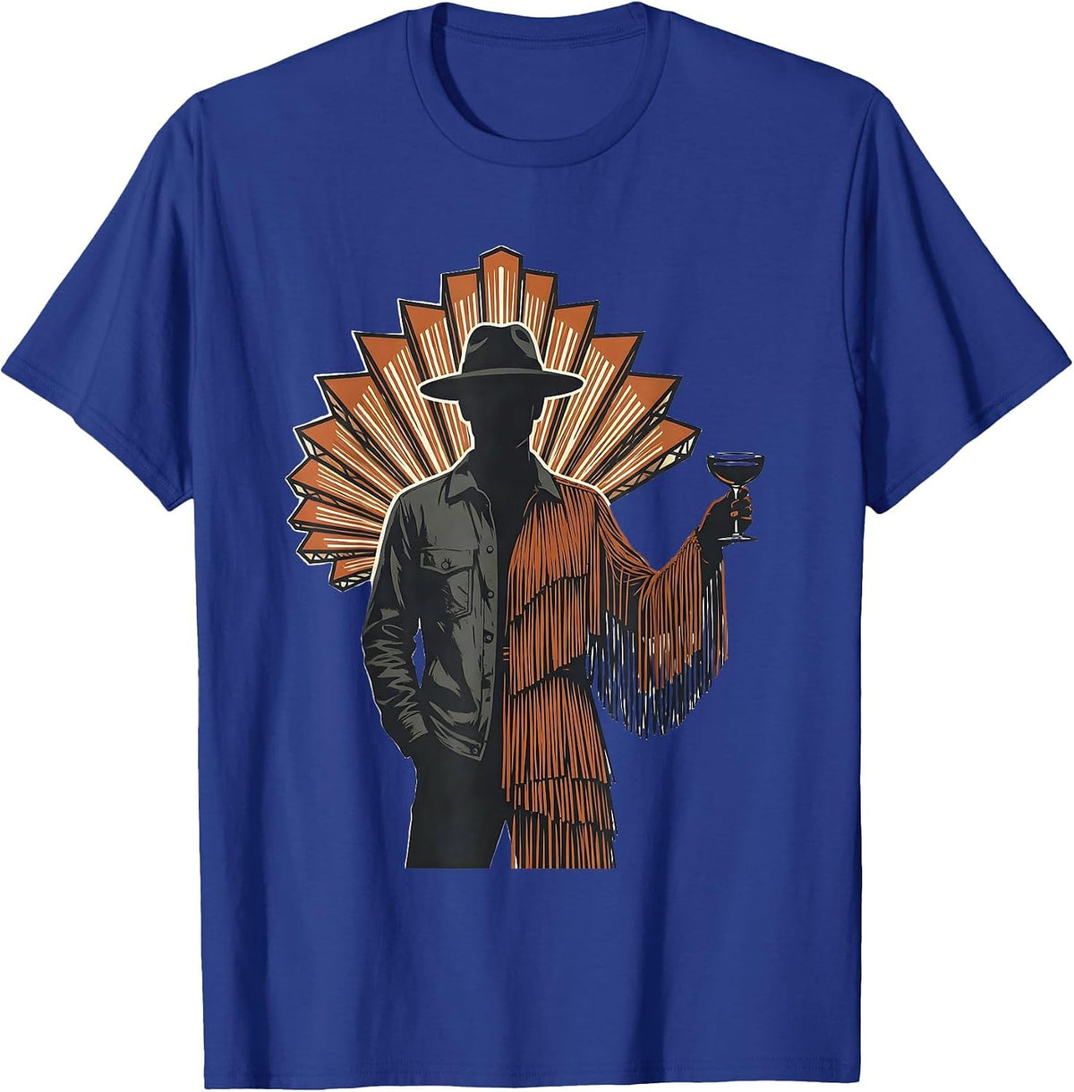 Flapper Guest 1920s Party Vintage Glamour T-Shirt - Royal Blue