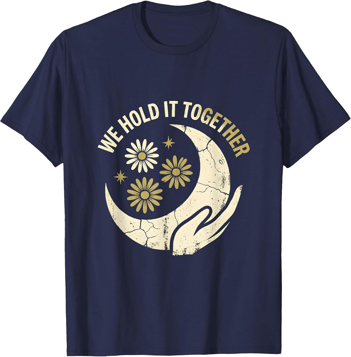 We Hold It Together Paraprofessional Design T-Shirt - Navy Blue