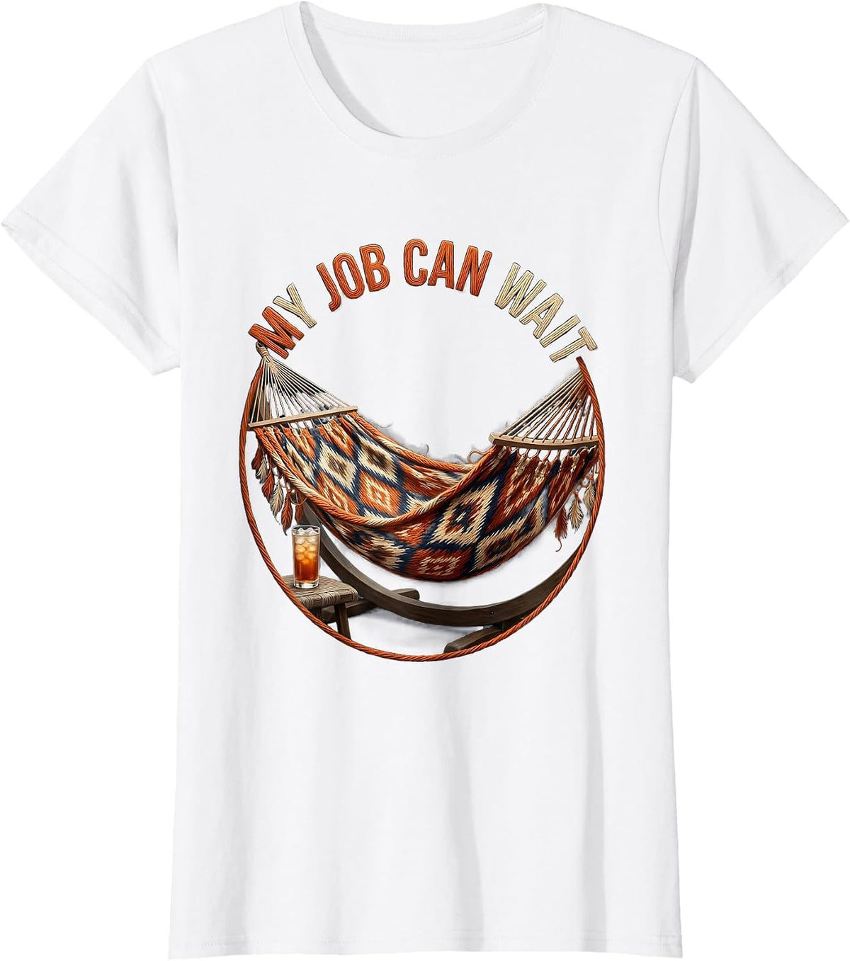 My Job Can Wait Labor Day Sarcasm Design T-Shirt - White