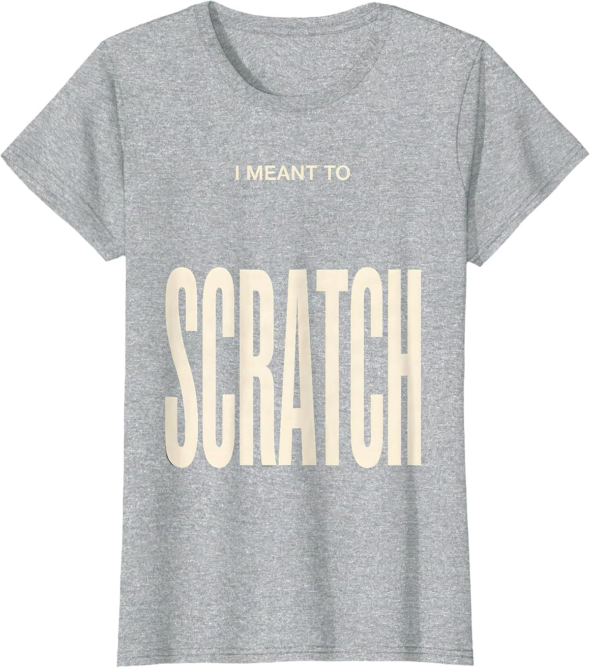 I Meant To Scratch Funny Billiards Pool Player Gift T-Shirt - Heather Grey