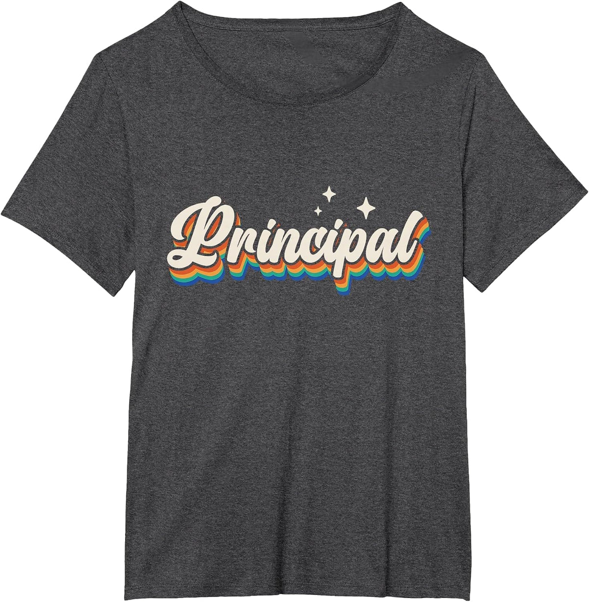 Principal Women Principals School Assistant Principal T-Shirt - Dark Heather Grey