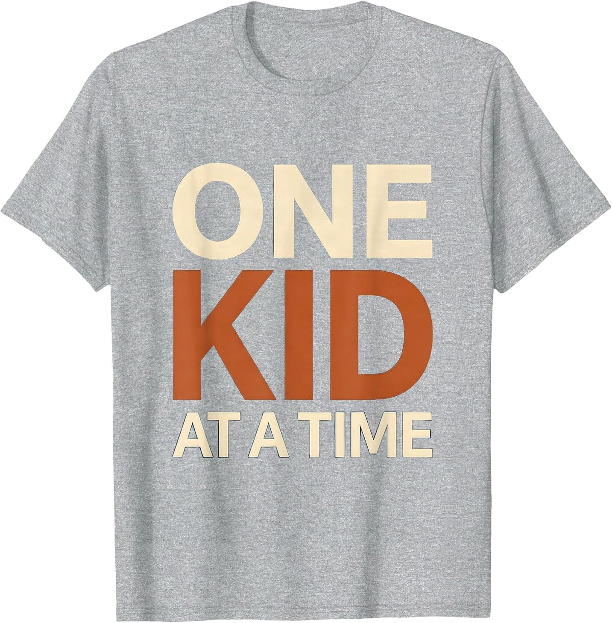 Men's One Kid at a Time Paraprofessional Design T-Shirt - Heather Grey