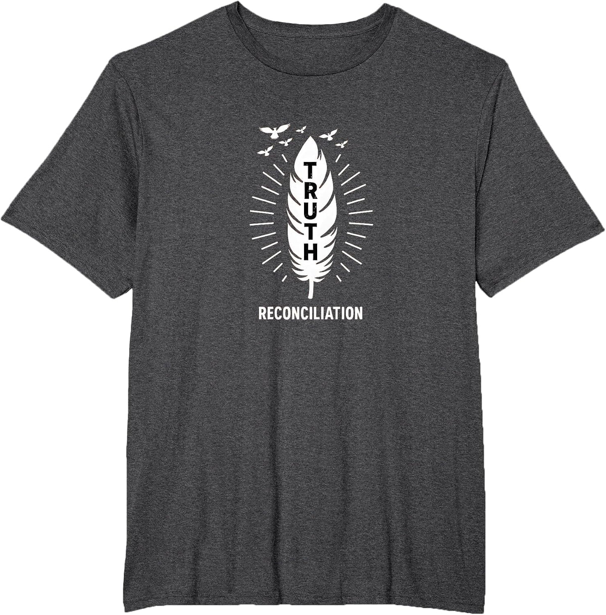 Native American & MMIW T-Shirt - Dark Heather Grey-native American Orange Day Truth & Reconciliation