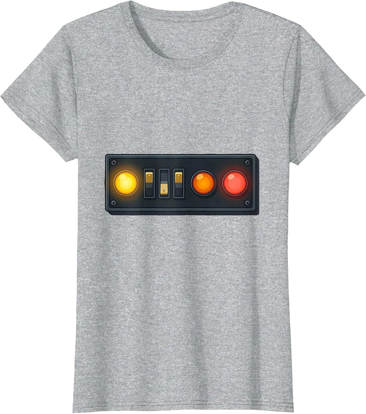 Women's Amber Before Red Every Stop Funny School Bus Driver Gift T-Shirt - Heather Grey