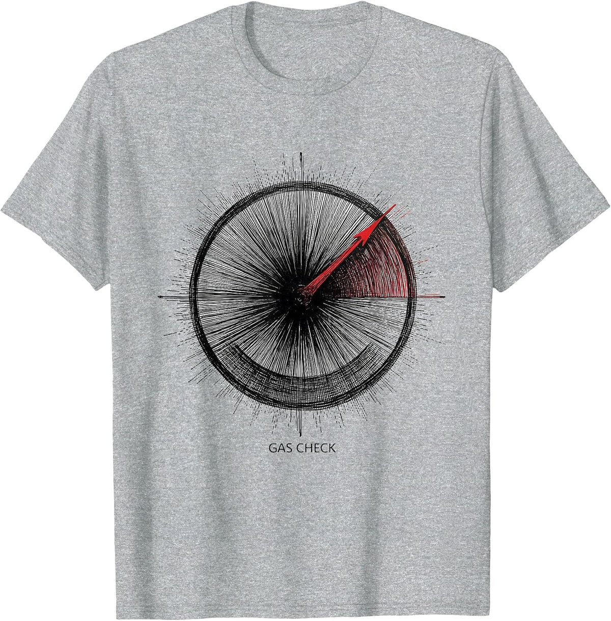 Men's Gas Check Respiratory Therapist RT Professional Pride T-Shirt - Heather Grey