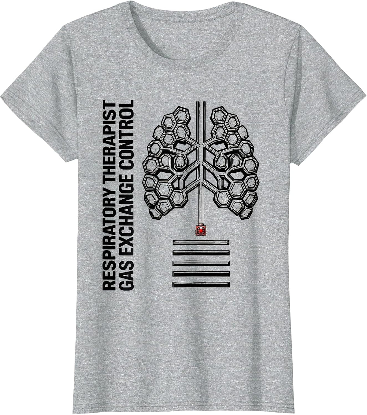 Respiratory Therapist / Gas Exchange Control Professional T-Shirt - Heather Grey