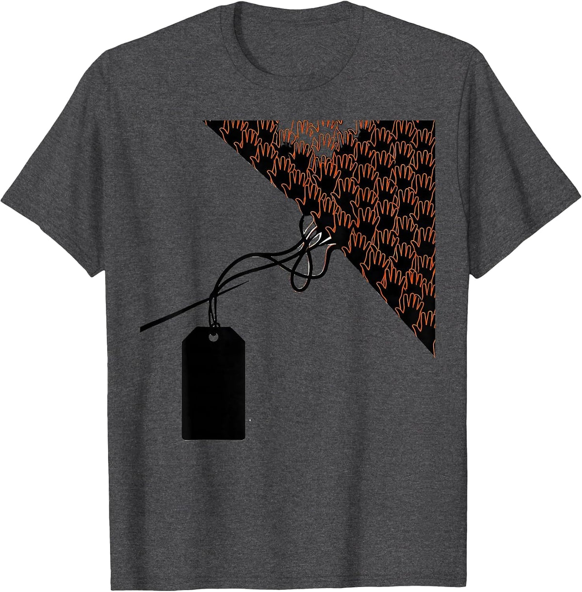 Slack Line Para Humor Minimalist Paraprofessional Gift T-Shirt - Dark Heather Grey