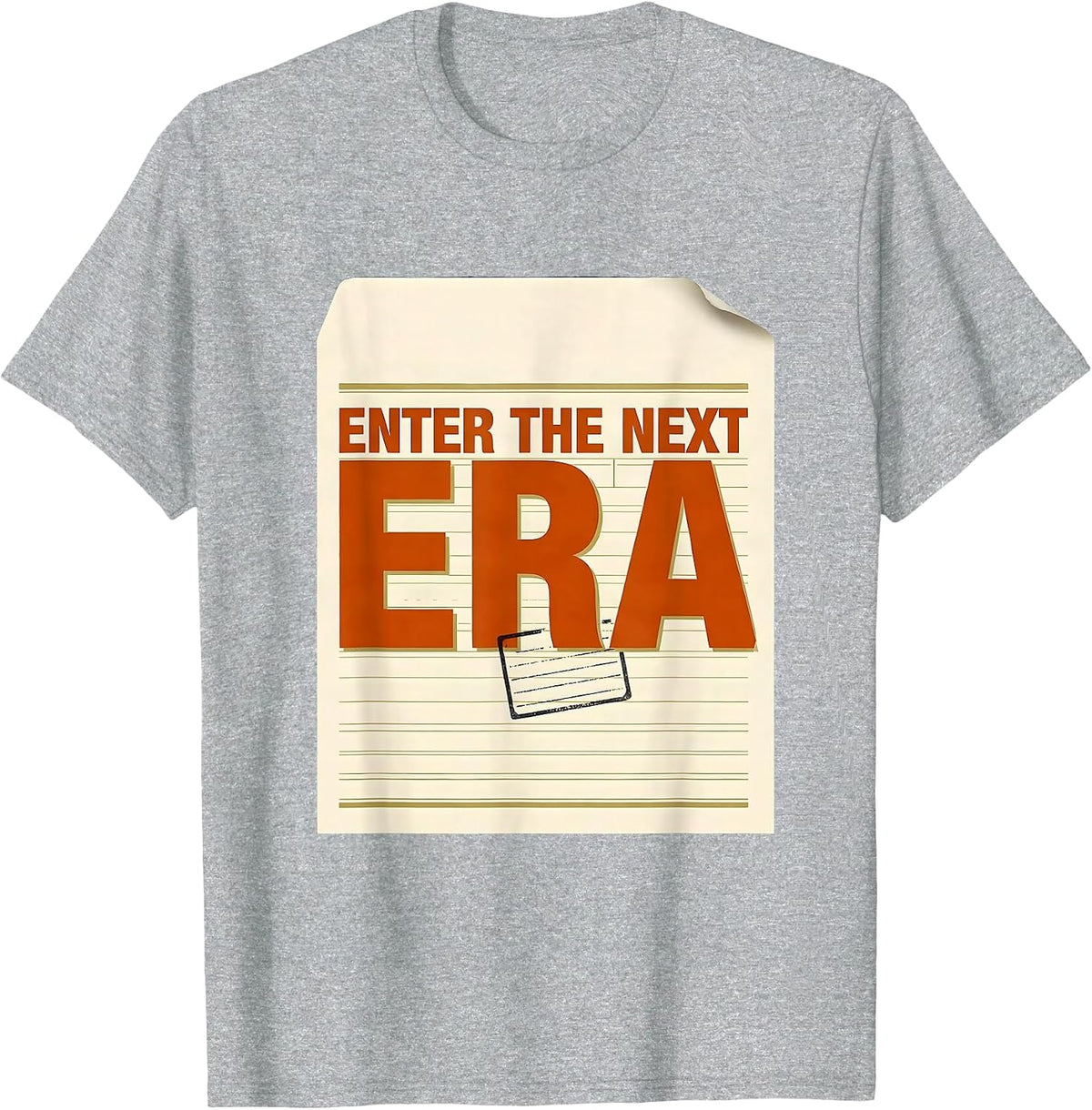 Men's Enter The Next Era Funny History Teacher Social Studies T-Shirt - Heather Grey