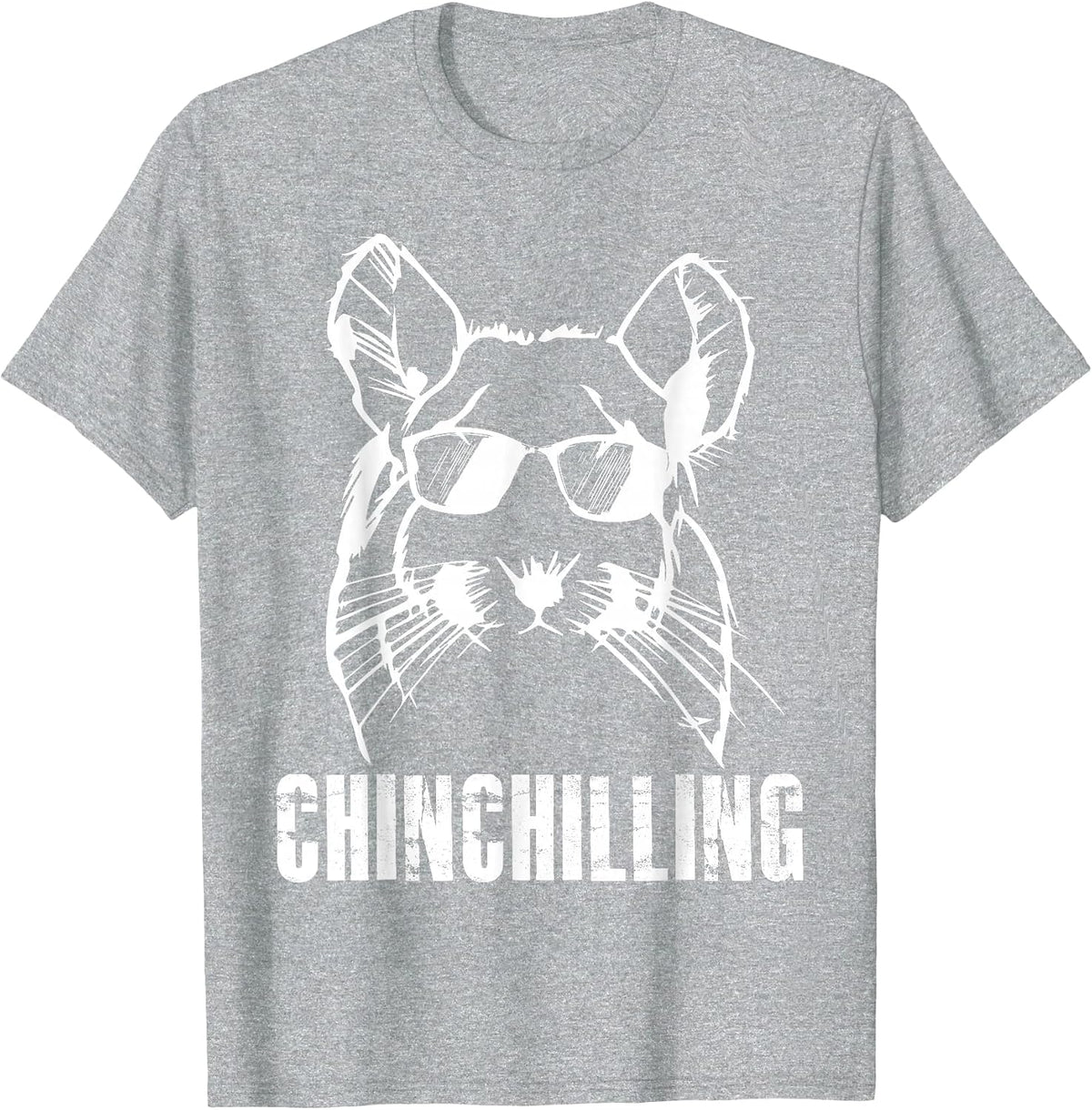 Chinchilling Chinchilla Chinchillas Wool Mouse Rodent T-Shirt - Heather Grey