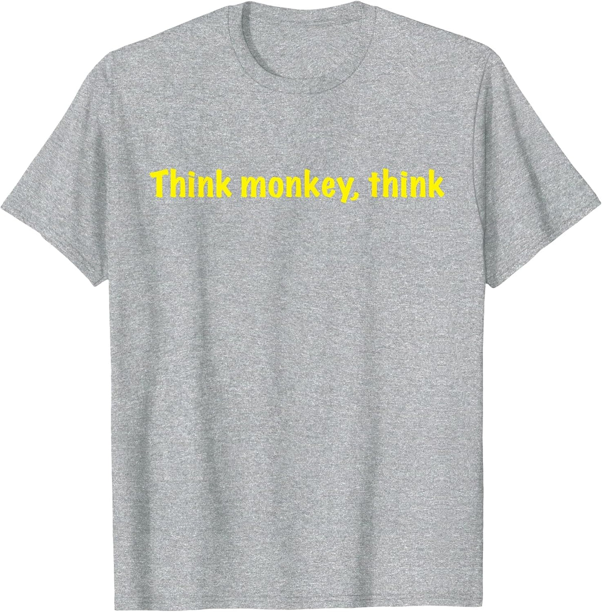 Think Monkey - Science Nerds Geek - Evolution T-Shirt - Heather Grey