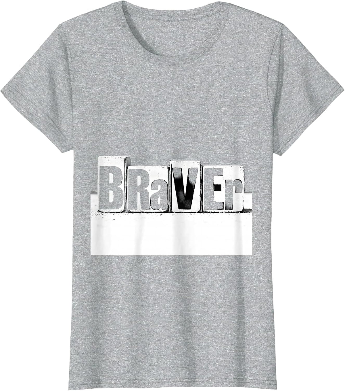 B-Ra-V-Er Funny Chemistry Nerd Humor Science Lover Gift T-Shirt - Heather Grey