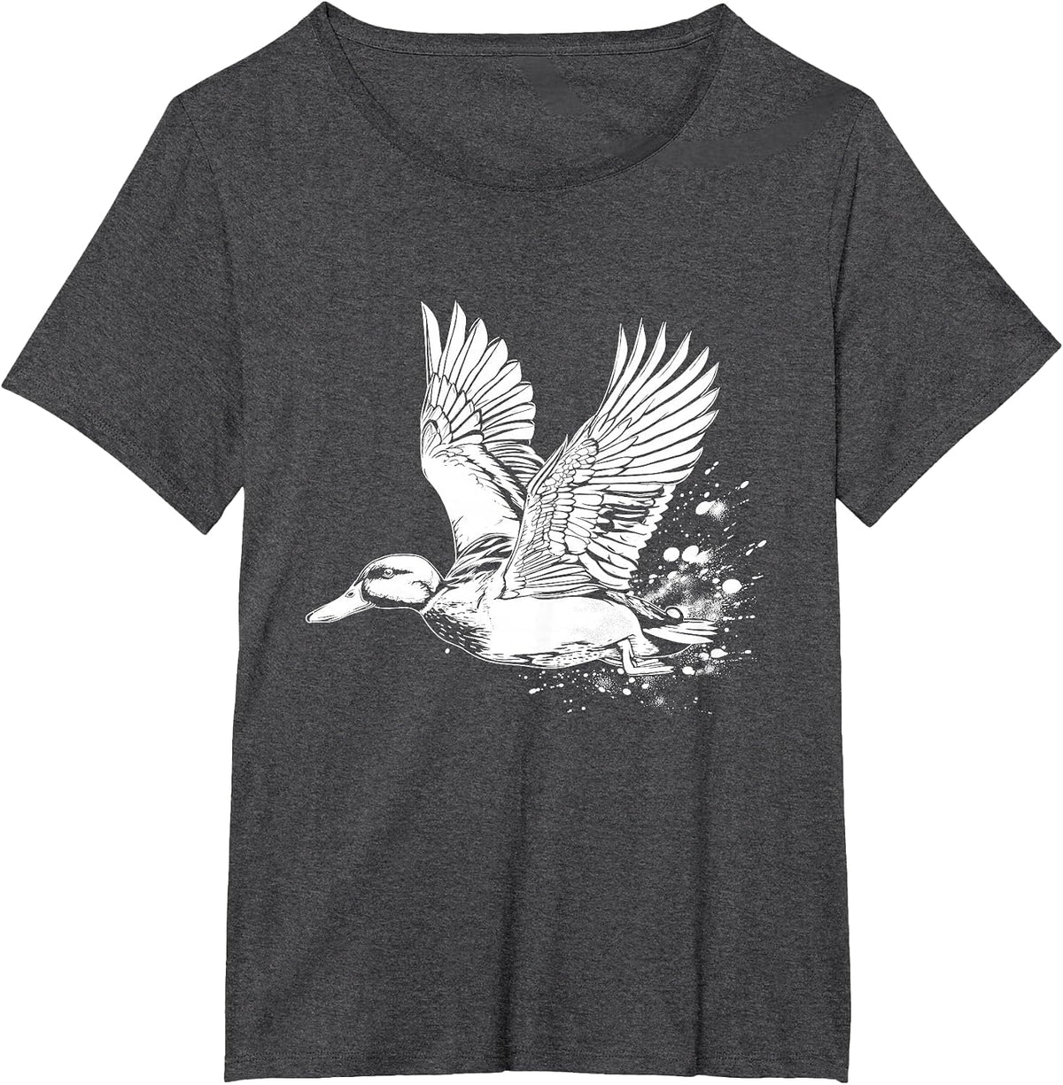 Duck Hunting Waterfowl Mallard Duck Hunter T-Shirt - Dark Heather Grey