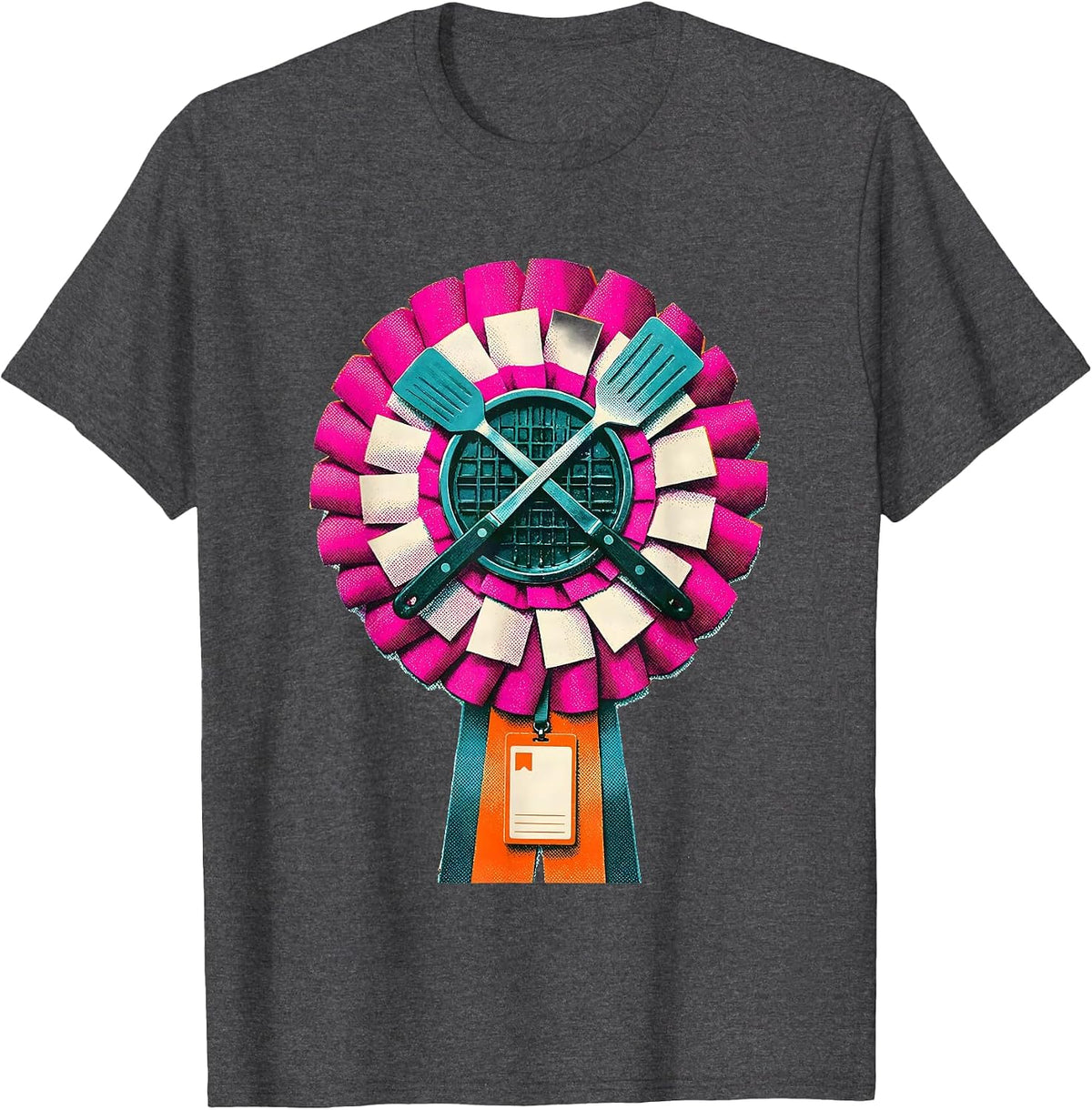 Pharmacy Service Rosette Pharmacy Tech Humor Gift T-Shirt - Dark Heather Grey
