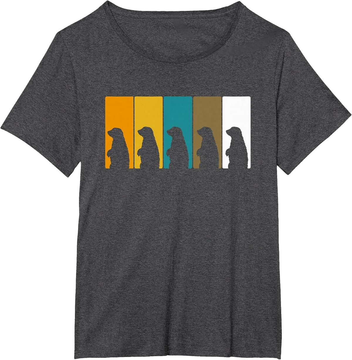 Vintage Groundhog Retro Ground Hog Groundhog Day T-Shirt - Dark Heather Grey
