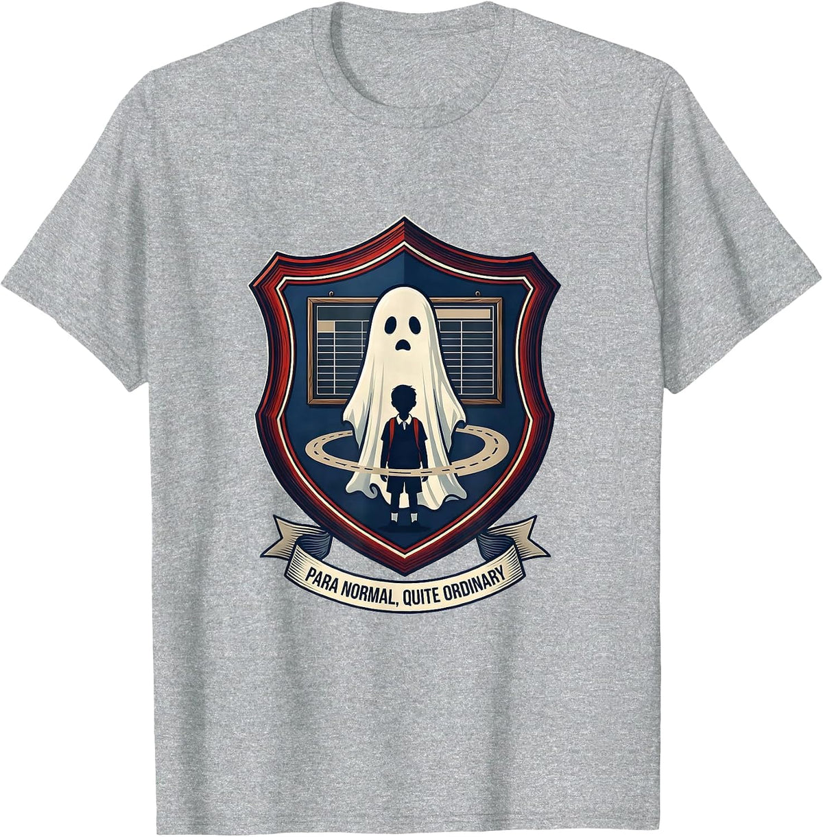Men's Para Normal Quite Ordinary Ghost Para Paraprofessional T-Shirt - Heather Grey