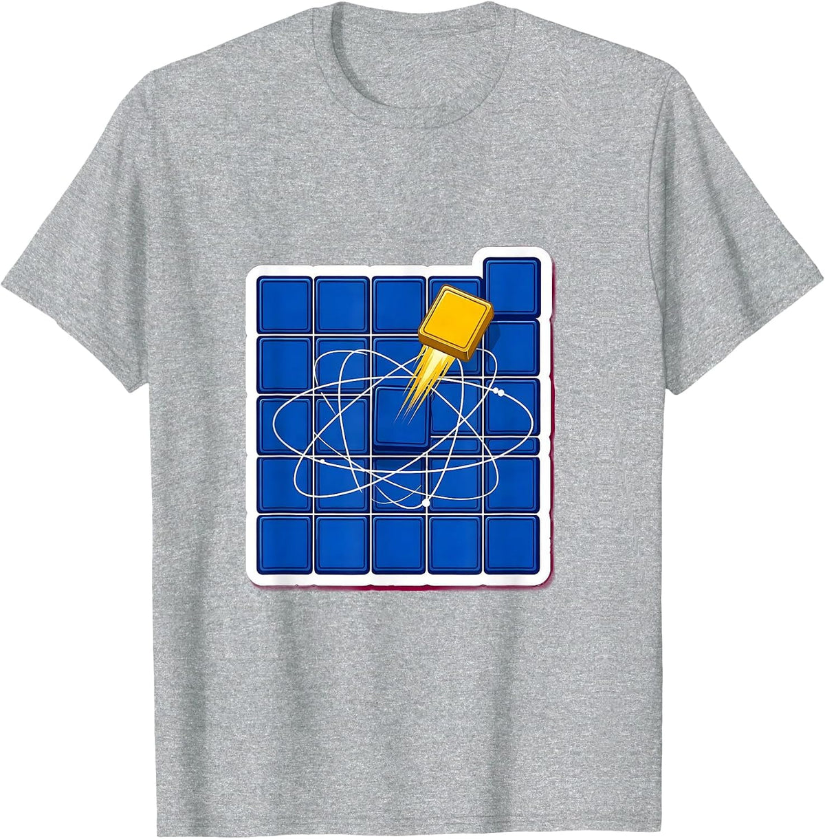 Men's Periodic Table Pop Chemistry Nerd Gift Humor T-Shirt - Heather Grey