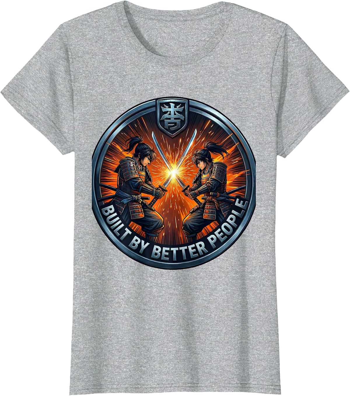 Built by Better People Iron Sharpens Iron T-Shirt - Heather Grey