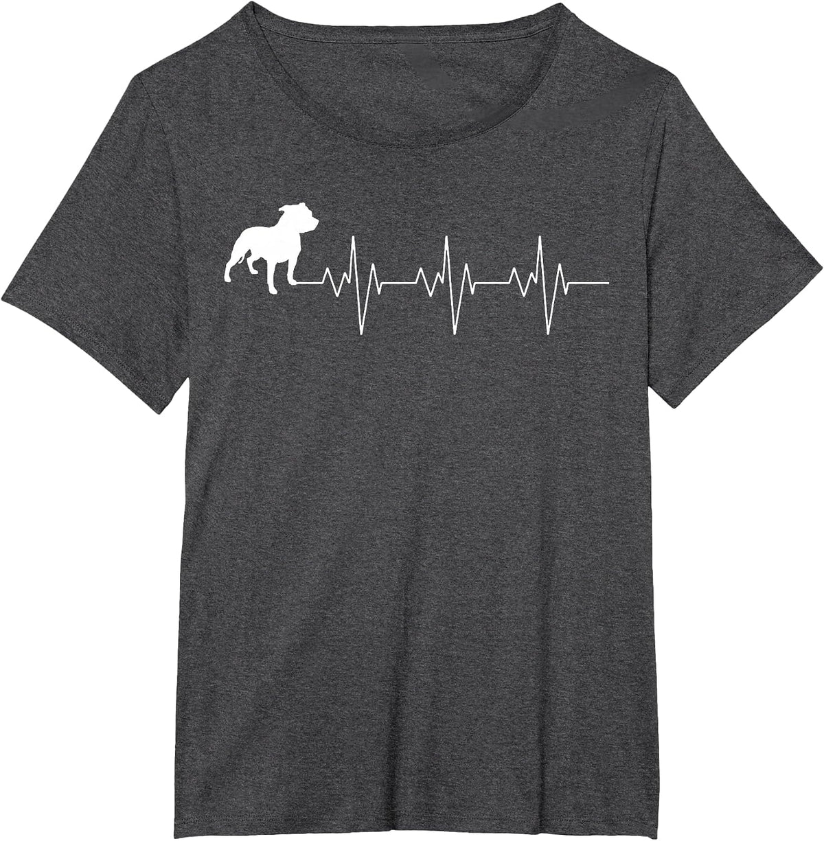 Pitbull Terrier APBT Dog Clothes T-Shirt - Dark Heather Grey