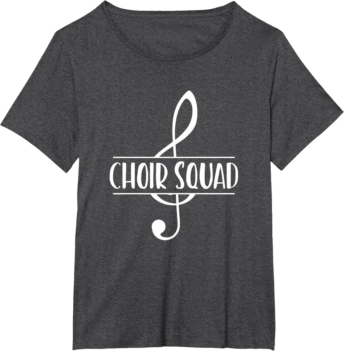 Choir Squad Saying/Singers Choir Directors Music Students T-Shirt - Dark Heather Grey