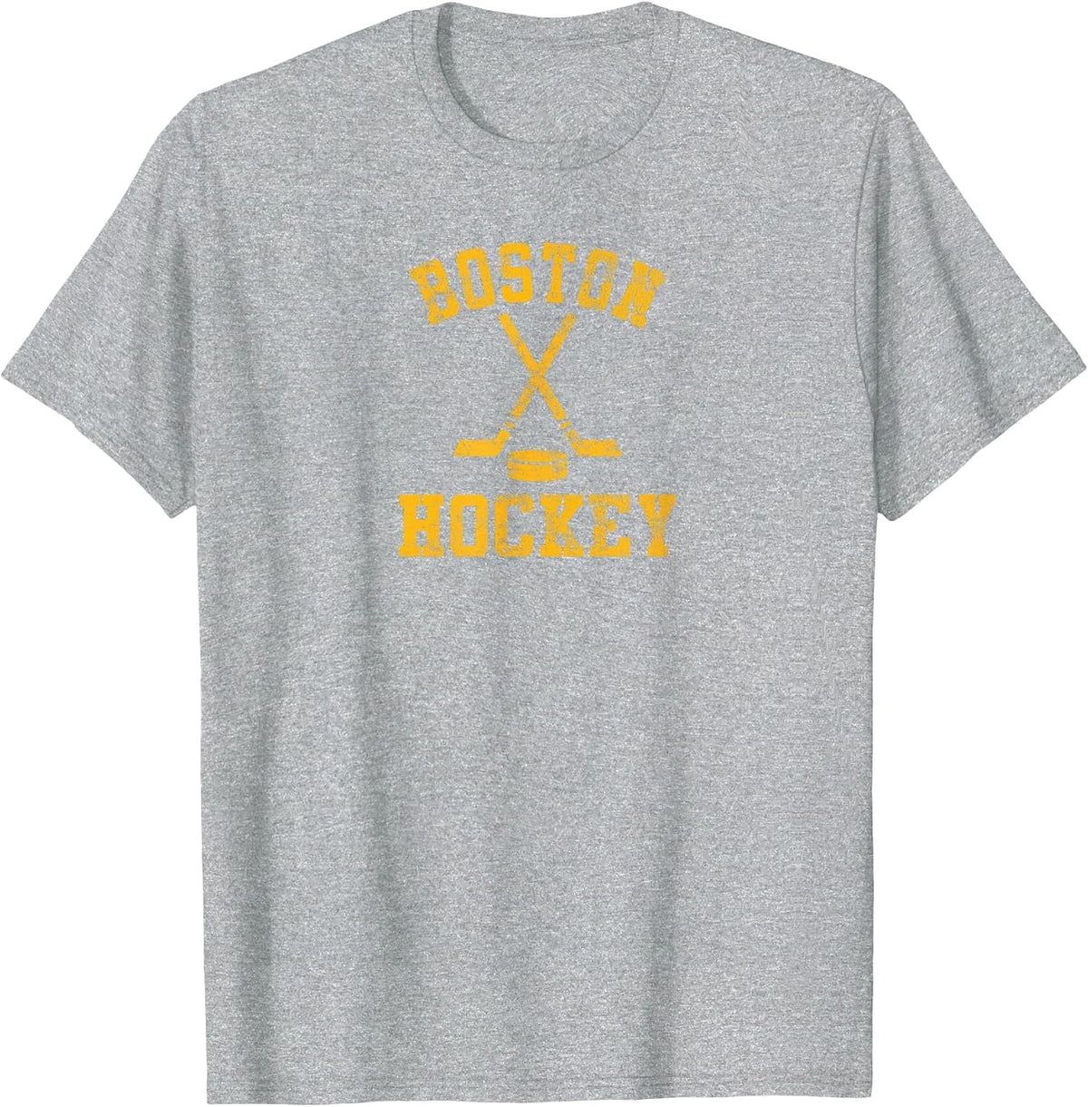 Vintage Boston Hockey T-Shirt - Heather Grey