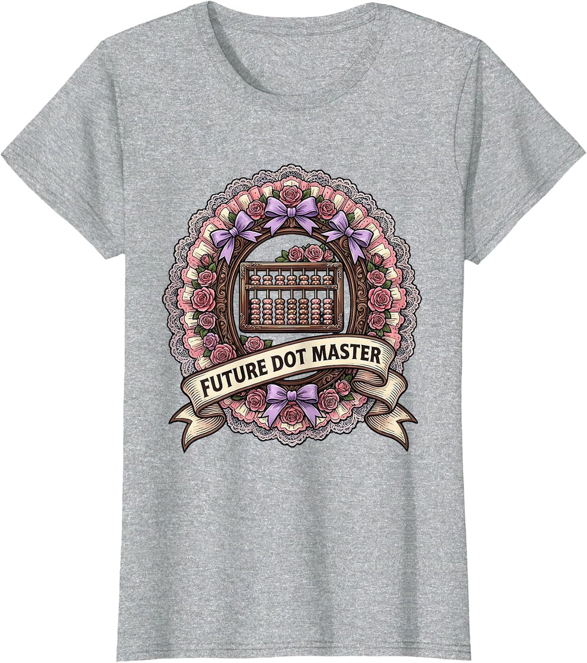 Women's Future Dot Master Kids Coding Design T-Shirt - Heather Grey
