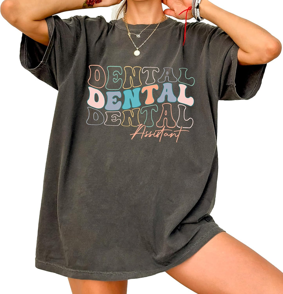 Dentist Graphic T-Shirt, Funny, Supportive Trending Tees, - Retropastelblackout