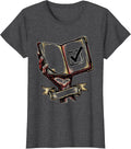 Women's Showcard Ledger Argumentative Humor Deadpan Sarcastic T-Shirt - Dark Heather Grey