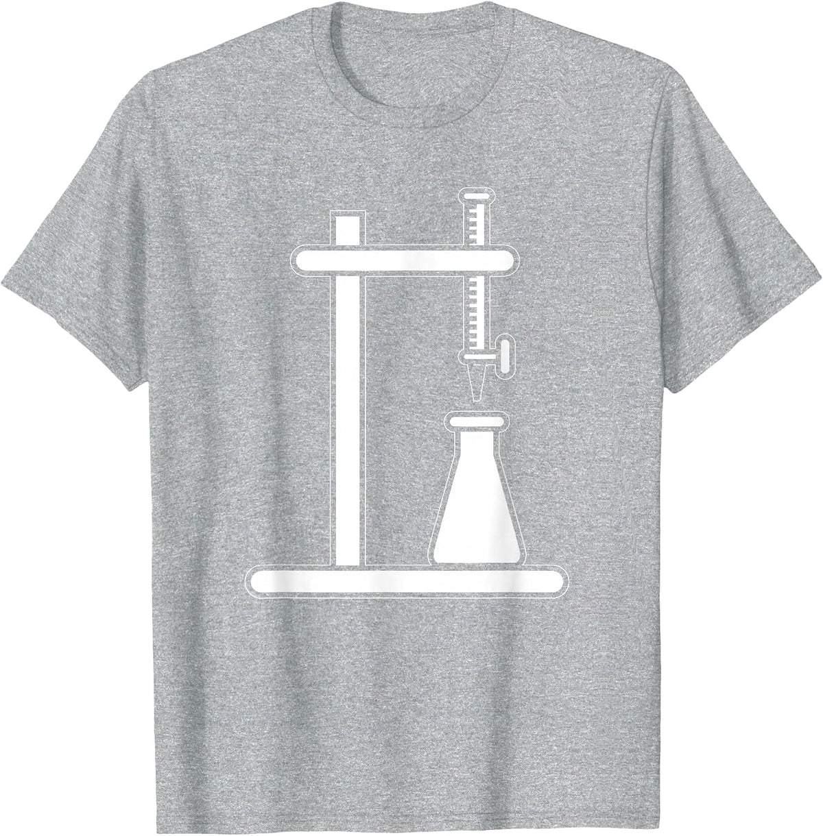 Chemist Student Titration Teacher Chemistry T-Shirt - Heather Grey