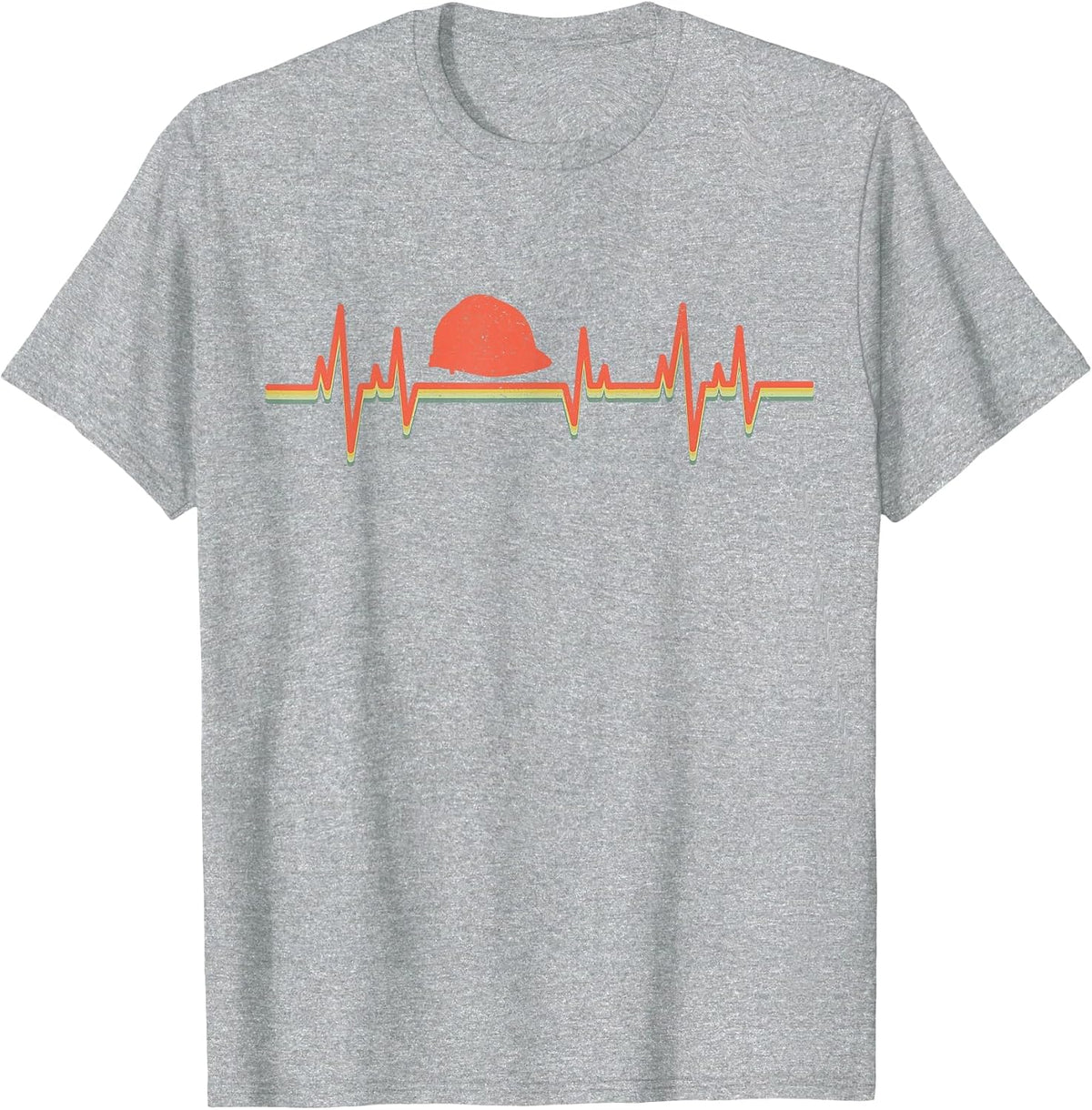 Construction Worker T-Shirt - Heather Grey