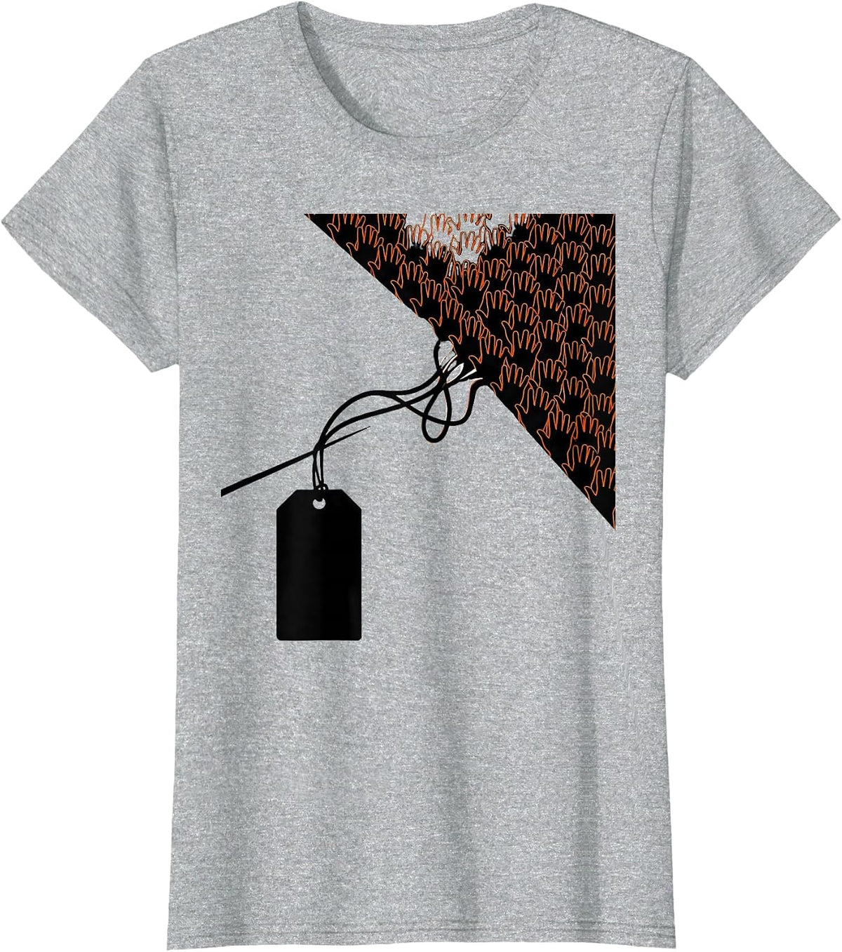 Slack Line Para Humor Minimalist Paraprofessional Gift T-Shirt - Heather Grey