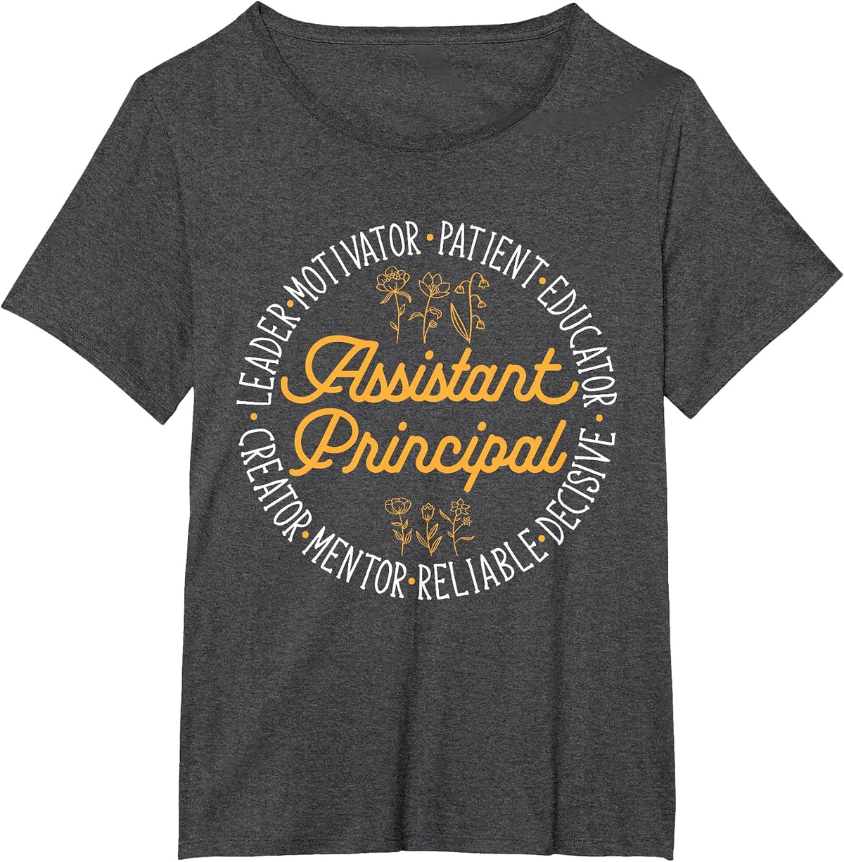 Deputy Principal T-Shirt - Dark Heather Grey