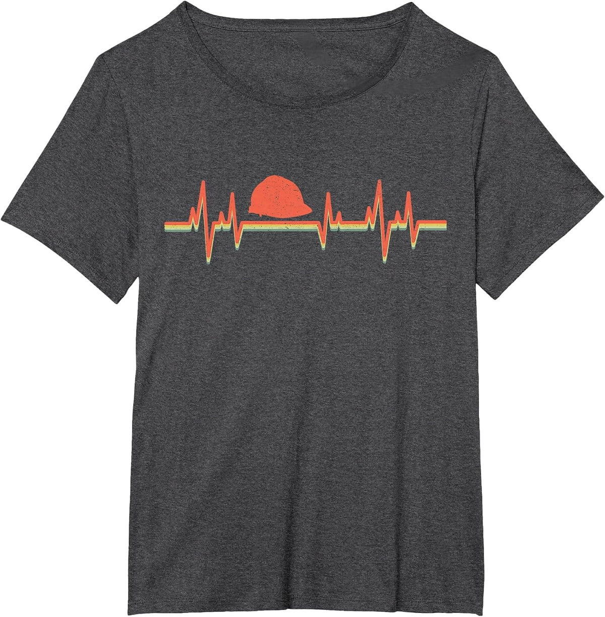 Construction Worker T-Shirt - Dark Heather Grey