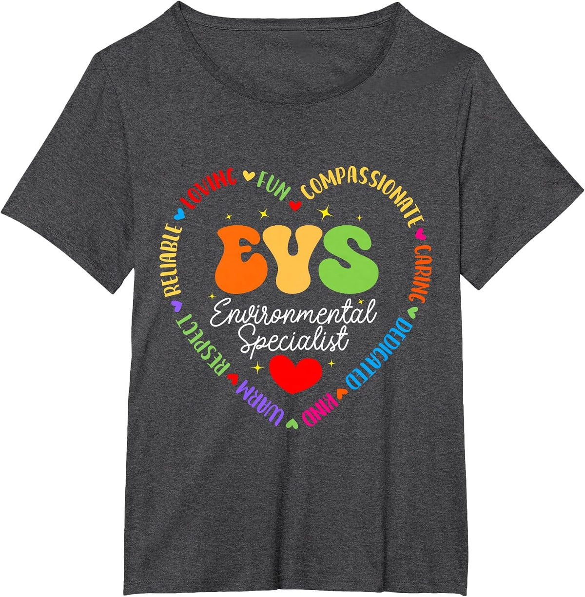 EVS Environmental Specialist Appreciation EVS Week T-Shirt - Dark Heather Grey