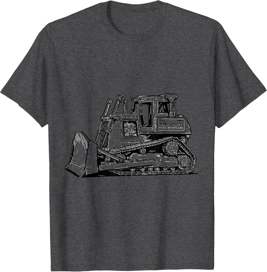 Men's Armor Package: Optional But Recommended Heavy Machinery T-Shirt - Dark Heather Grey